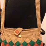 Diamond Pattern Crossbody Bag