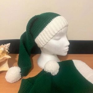 Pom-Pom Hat & Scarf Set