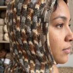Handcrafted Earth-Tone Ribbed Wool Balaclava